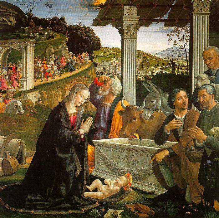 Domenico Ghirlandaio Nativity  1 France oil painting art